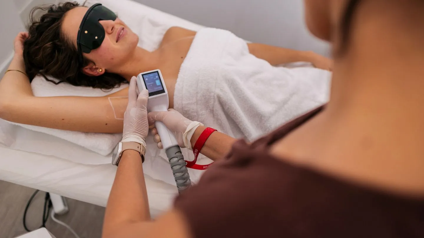 Laser Hair Removal Treatment On Underarm