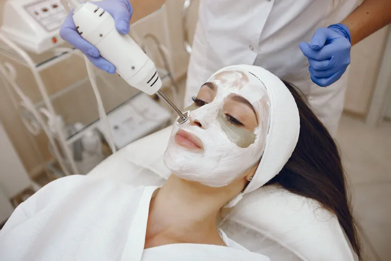 Advanced Facial Treatment With Skincare Device